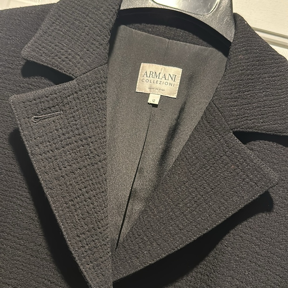 ARMANI COLLEZIONI textured Jacket